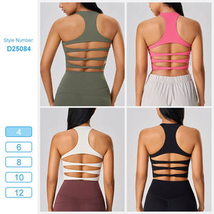 Custom <b>Women</b> Sporty Tank Top Sexy Front Logo Breathable Spandex/Polyester Gym Wear U Neck Skinny Fit <b>Corset</b> Style Fashion Vest - Product Image 5