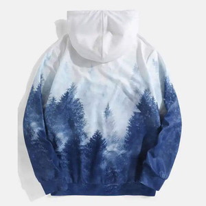 Sweat-shirt streetwear OEM lourd 420GMS, vintage, pour homme, surdimensionné, avec impression délavée à l'acide, personnalisé, en molleton français lourd - Product Image 6