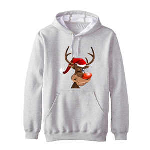 Pull à la mode sweat à capuche de noël cordons sweats à capuche de noël coton mélangé thermique occasion spéciale sweats à capuche de noël - Product Image 4
