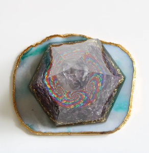 Pirámide de orgonita a granel de gran oferta de la mejor calidad, pirámide de orgonita de piedra de amatista Natural, regalo de orgonita de esfera de cristal de Chakra - Product Image 3