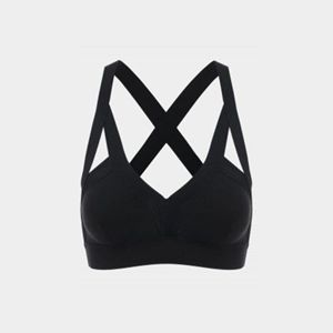 Soutien-gorge de fitness confortable pour femmes personnalisé tricoté sans couture vêtements de sport Racerback Design dentelle pour Gym Yoga-Commandes en gros - Product Image 6