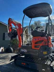 Mini-excavatrice de 2,5 tonnes, EPA Euro 5, excavatrice sur chenilles, mini-excavatrice compacte avec cabine, matériel de terrassement - Product Image 4