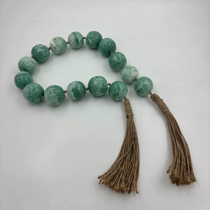 Guirnalda de Cuentas de Resina Art Deco Moderna de Primera Calidad, Decoración de Mesa de Alta Calidad para el Hogar, Bodas, Bautizos, Aniversarios, Diwali - Product Image 1