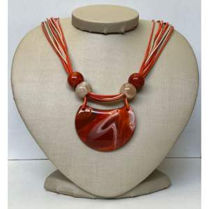 สร้อยคอลูกปัดเรซิ่นทำมือ Craft Exim เครื่องประดับแฟชั่นระดับพรีเมียมสำหรับผู้หญิง สไตล์ทันสมัย ใส่ได้ทุกฤดู เหมาะสำหรับงานปาร์ตี้ ของขวัญ คุณภาพส่งออก - Product Image 2