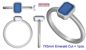 Anillo de Joyería de Ónice Verde Corte Esmeralda, Chapado en Oro sobre Latón, Romántico, Certificado por IGI, Engaste de Bisel, Regalo de Boda, Compromiso, Fiesta - Product Image 6