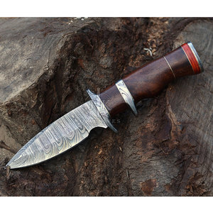 มีด JOIA KNIVES ระดับอุตสาหกรรม มีดล่าสัตว์มืออาชีพ ด้ามไม้ เหล็กดามัสกัสสแตนเลส ปลายแหลมตรง รับผลิตตามแบบ OEM - Product Image 2
