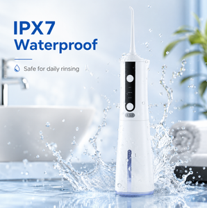 Dispositivo <span class=keywords><strong>de</strong></span> Limpieza Portátil Eficiente con Batería <span class=keywords><strong>de</strong></span> Larga Duración, Resistente al Agua IPX7, <span class=keywords><strong>Irrigador</strong></span> Bucal Duradero para el Cuidado <span class=keywords><strong>de</strong></span> la Higiene en el Hogar y Viajes - Product Image 1
