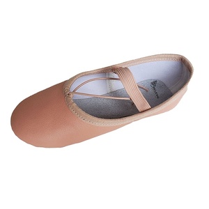 Chaussons de danse en cuir véritable à semelle souple, légers, flexibles et confortables pour l'entraînement unisexe – Vente en gros - Product Image 2