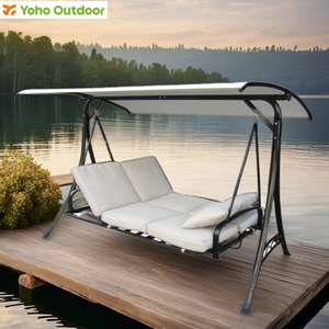 Chaise suspendue <span class=keywords><strong>de</strong></span> <span class=keywords><strong>jardin</strong></span> YOHO pour adultes et enfants balançoire extérieure pour patio gazebo <span class=keywords><strong>lit</strong></span> balançoire pour mobilier d'extérieur - Product Image 3