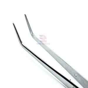 Pinzas de algodón quirúrgico de acero de alta calidad Fórceps de tejido médico - Product Image 5