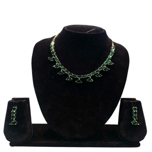 Premium Bridal Ad Necklace Set With <b>Earrings</b> For Women Featuring <b>Beautiful</b> Cz Design Ideal For Weddings Receptions And Festivals - Product Image 6