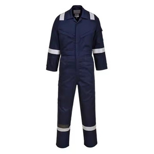 Hi Vis Work Clothing Safety <b>Reflective</b> Breathable Cotton Polyester <b>Material</b> best quality new arrival breathable safety coverall - Product Image 2