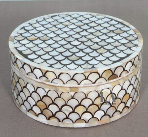 Caja de Joyería de Lujo Hecha a Mano en MDF con Incrustaciones de Hueso, Acabado Pulido, Tacto Real, Color Natural, Diseño Animal y Náutico, Ecológica, Decoración para el Hogar - Product Image 6