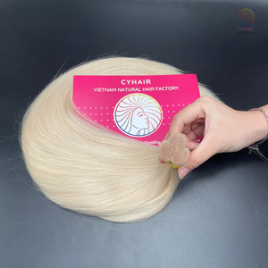ขายส่งผมดิบผมเวียดนามตรงที่ยังไม่ได้แปรรูปราคาดีที่สุดหนังกําพร้าชิดชิดต่อผมจํานวนมาก #สีงาช้าง - Product Image 5