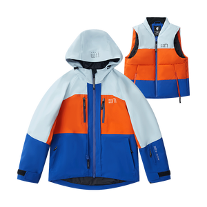 Vestes de ski personnalisées pour enfants, garçons et filles, sweat à capuche, vêtements pour enfants, épaisses, chaudes, coupe-vent, imperméables, vestes de neige - Product Image 1