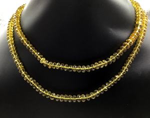 Cuentas Facetadas de Cuarzo Miel Natural para la Elaboración de Joyería Fina, Collar de Piedras Preciosas - Product Image 3