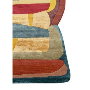 พรมขนสัตว์ผสมวิสโคสลายนามธรรม Joy Gold Hand Tufted รุ่น Tra-15214 สำหรับตกแต่งบ้าน - Product Image 4