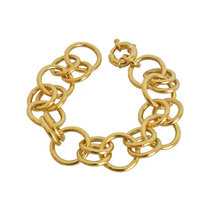 Customized Brass Chain <b>Bracelet</b> Wholesale Price <b>Fashion</b> Design Brass Jewelry Chain <b>Bracelet</b> Best Selling - Product Image 5