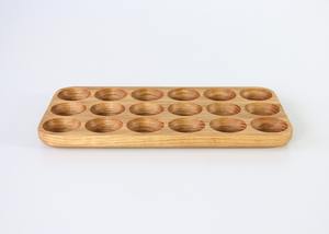 Support en bois en spirale pour œufs, idéal pour le stockage et la présentation d'œufs frais, disponible à prix abordable. - Product Image 4