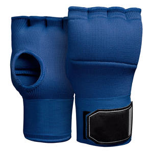 Confortable doux coton vêtements de boxe enveloppes à la main haute extensible demi-doigts réglable poignet intérieur mitaines de boxe unisexe - Product Image 1