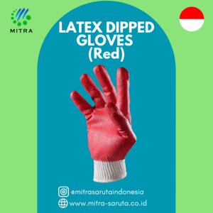 ถุงมือยาง10นิ้วแบบจุ่มสีแดงสีน้ำเงินและสีดำ (ตัวอย่างฟรี) - Product Image 2