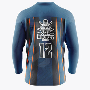 Maillot de hockey sur glace Nom et numéro d'équipe personnalisés pour la pratique du jeu ou la collection de fans - Product Image 2