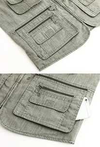 2025 hombres verano trabajo al aire libre Safari pesca viaje Cargo chaleco chaqueta Multi bolsillos en Pakistán para hombres adultos Chaleco de cuero - Product Image 5