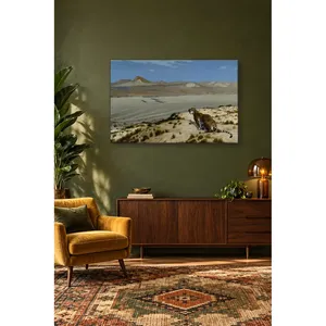Fida Jean-Lon Grme Tigre observant la vallée, impression sur toile - Product Image 3