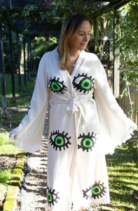 Peignoir Peshtemal en coton imprimé de qualité supérieure Textile de maison essentiel fabriqué en Turquie - Product Image 3