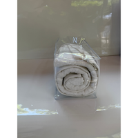 Sac en PVC imperméable personnalisé à soufflets sur 3 côtés avec poignée soudée, sac de transport transparent avec poche à bouton-pression personnalisée, imprimé en sérigraphie