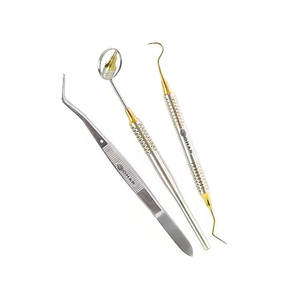 LOHAR ORTHOPEDIC Instruments 5pcs <b>Dental</b> Composite Filling Instruments Set Manual All Type Restorative Tools Silicone Handle - Product Image 4