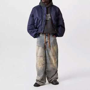 Abrigo marrón bombardero de invierno personalizado para hombre de talla grande estilo formal de cuero pesado con chaqueta cálida de piel 2025 - Product Image 6