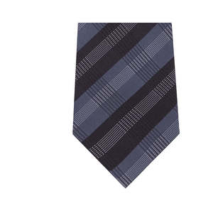 Cravatta slim a quadri da uomo Kenneth Cole Reaction, colore nero, taglia regolare, realizzata in tessuto resistente - Product Image 3