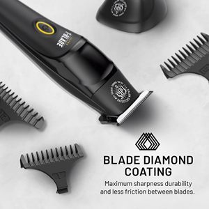 Tondeuse Absolute Ultra T-Blade filaire/sans fil pour définir les contours, lame en acier inoxydable avec revêtement DLC, moteur 10000 tr/min, batterie au lithium, 3 peignes - Product Image 6