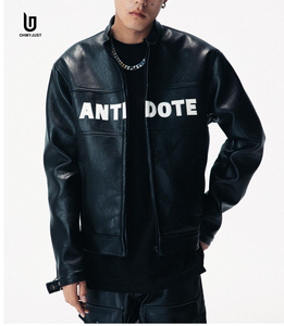 Chaqueta de piel de oveja B3 auténtica personalizable 100% para hombre, holgada, transpirable, de talla grande, cómoda, de moda, de cuero B3 - Product Image 1