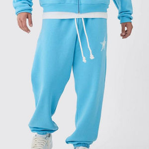 Meilleur design de survêtement grande taille pour hommes automne hiver tenue décontractée avec sérigraphie prix de gros - Product Image 5