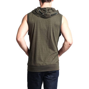 Pakistan Made <b>Men</b> <b>Sleeveless</b> <b>Hoodie</b> Solid Color Top Quality Customised <b>Men</b> <b>Sleeveless</b> <b>Hoodie</b> <b>Men</b> for Sale - Product Image 4