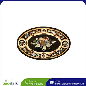 Marble Table Top Handmade Semi-Precious Inlay Dining <b>Kitchen</b> Center Home <b>Decor</b> Living Room Modern Design Solid Surface - Product Image 4