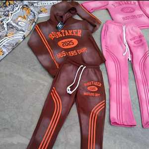 Conjuntos de Ropa Deportiva de Invierno para Hombre, Sudadera con Capucha y Pantalones Deportivos de Felpa de Secado Rápido, Personalizados, con Estampado en Serigrafía de 360 GSM - Product Image 3