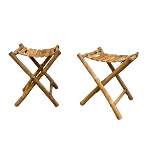 เก้าอี้ไม้ไผ่มีแผ่นพร้อมแผ่นไม้ไผ่กลางแจ้งทำด้วยมือเป็นมิตรต่อสิ่งแวดล้อมเก้าอี้สวนขายส่งจากเวียดนาม - Product Image 2