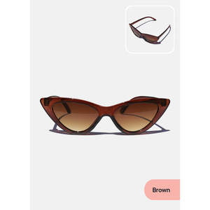 Occhiali da Sole Quadrati Stile Cat-Eye A3shop con Protezione UV400, Logo Personalizzato, Montatura in PC Grigia e Bianca, Lenti CR39 con Stampa Colorata - Product Image 1