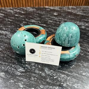 Brûleur d'encens classique en bois écologique à l'anis étoilé, portable, Mubkhar arabe pour la fragrance et la décoration de la maison - Product Image 3