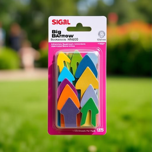 SIGEL บิ๊กแอร์โรว์ HN600 ที่คั่นหนังสือแบบกาว 55x137 มม. คละสี 125 แผ่นต่อแพ็ค - Product Image 3
