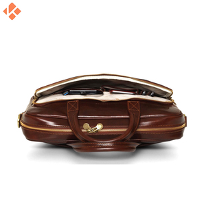 Reasonable Price 100% Genuine Leather Laptop <b>Bags</b> For <b>Men</b> Outdoor Fashion High Quality Laptop Leather <b>Bags</b> - Product Image 4