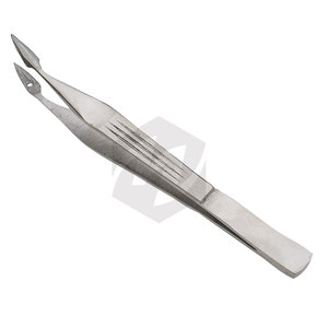 Pince à éclats Walter-CARMALT Pince à épiler à pointe incurvée de 4.75 po en acier inoxydable Instrument médical de qualité chirurgicale - Product Image 4