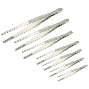 Pinzas quirúrgicas de alta calidad, punta afilada, acero inoxidable quirúrgico, Etiqueta Privada, fabricación quirúrgica de Pakistán Oem - Product Image 3