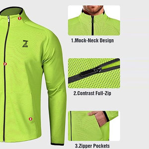 Wholesale Eco-Friendly Breathable Men's Gym <b>Jackets</b> for <b>Winter</b> Fitness <b>Running</b> with Custom Front Logo OEM Service Manufacturer - Product Image 3