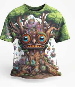 Vente chaude Slim Fit Leopard T-shirts pour hommes de l'Inde Style décontracté avec manches courtes 100% coton tissu pour un look frais - Product Image 1