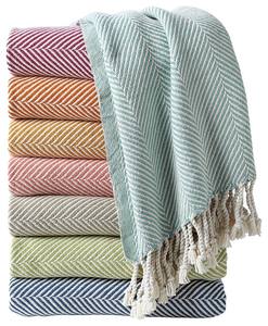 2024 temporada 100% algodón Waffle tejido manta térmica lanza capas de temporada Súper suaves súper comodidad estilo clásico moderno - Product Image 3