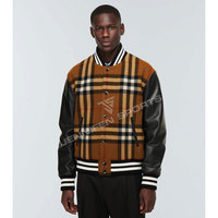 Veste universitaire décontractée grande taille pour l'hiver, design unique, haute qualité, avec garniture en fourrure de mouton, manches en cuir et laine, coupe-vent